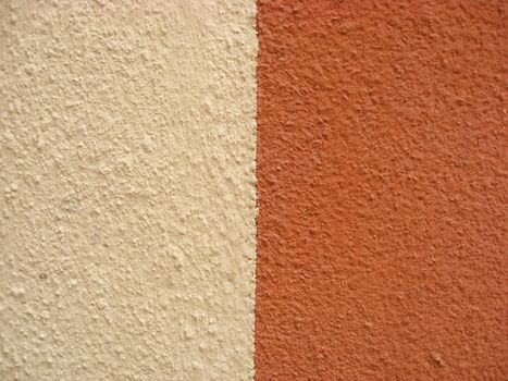 concrete wall with two colors background 
