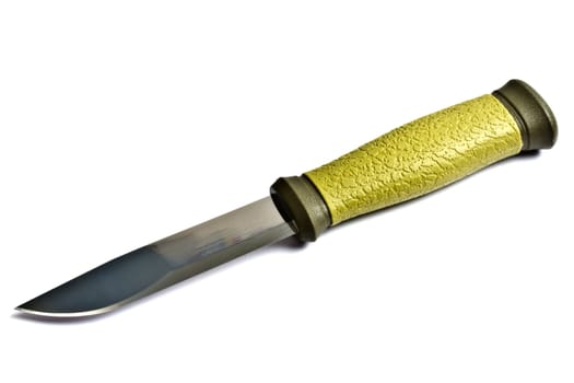 Hunting knife isolated on white background