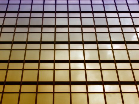 skyscraper windows background in Hong Kong 
