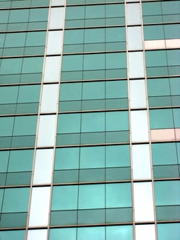 skyscraper windows background in Hong Kong 
