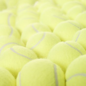Full Frame of Tennis Balls