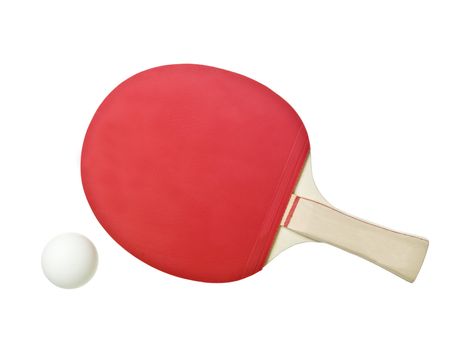 Table Tennis Racket isolated on white background