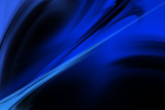 Modern abstract blue lights on dark background