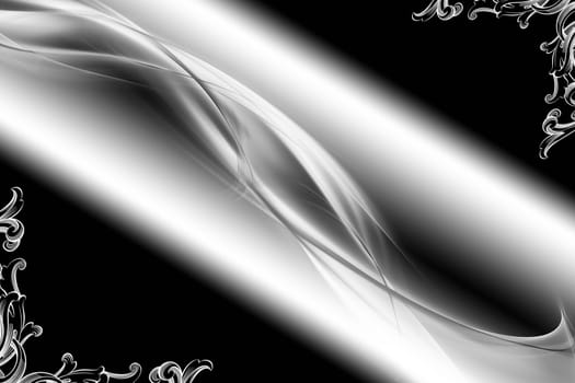 Black and white modern abstract background 
