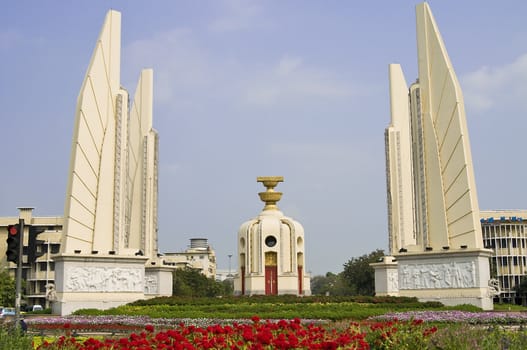 Thailand's landmark Monument of Democracy in Bangkok