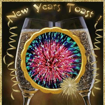 Happy New Year Toast