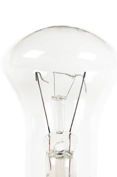 Macro view of a bulb of fused lamp