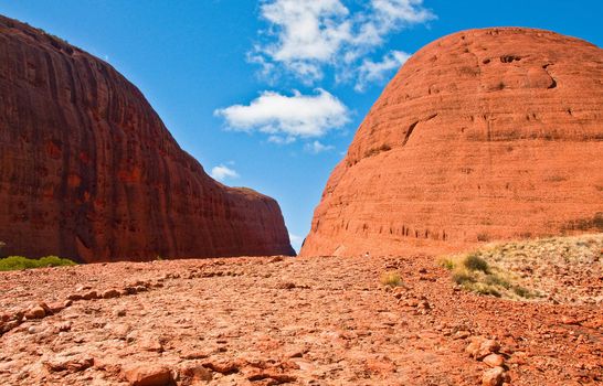 view of Kata Tjuta, australian red center