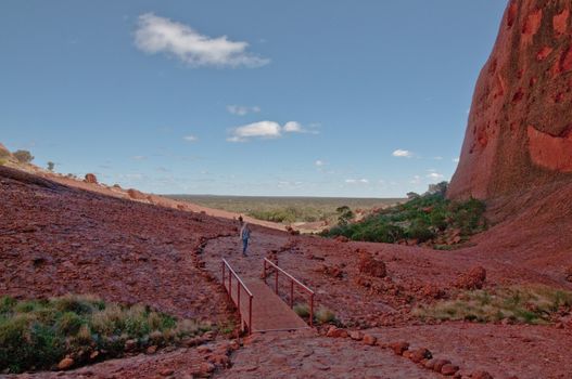 view of Kata Tjuta, australian red center