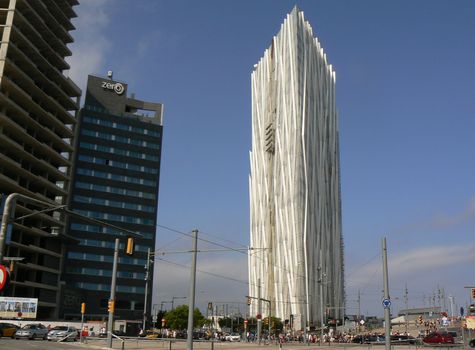 Barcelona building and sky