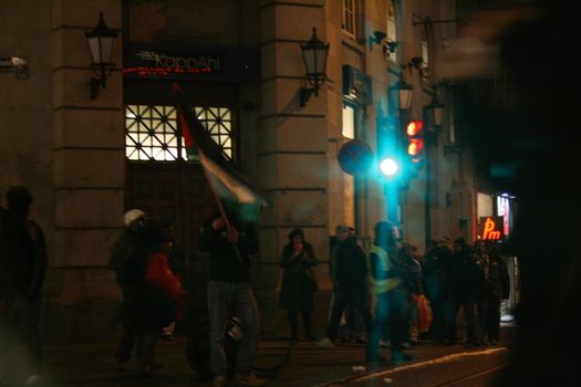 Demonstration In Oslo 11.01.09 against Israel way to handle the conflict against Palestine. Many foreigner teenagers was "out of control" and attacking police and destroying shops.