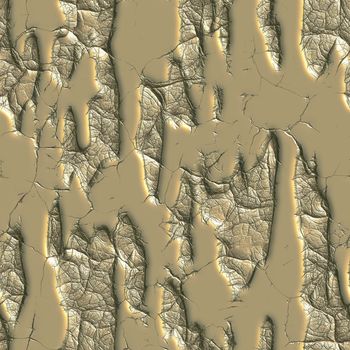 gold cracked eroded background pattern