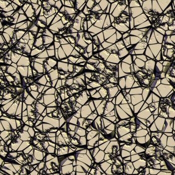 Cracked and fragmented texture background