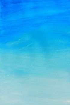 Abstract of blue watercolor painted background 
