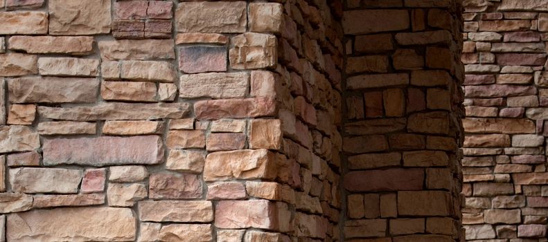 Horizontal Stone Wall Pattern