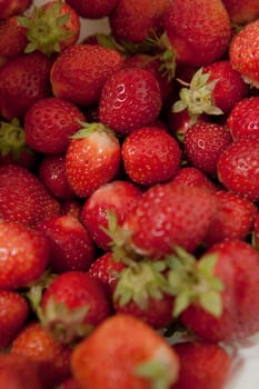 Bunch of fresh, red Strawberries