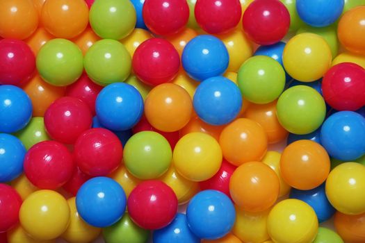 A background of coloured balls