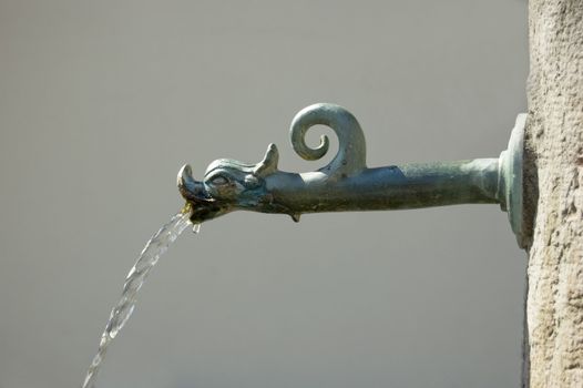 Close-up of a fountain