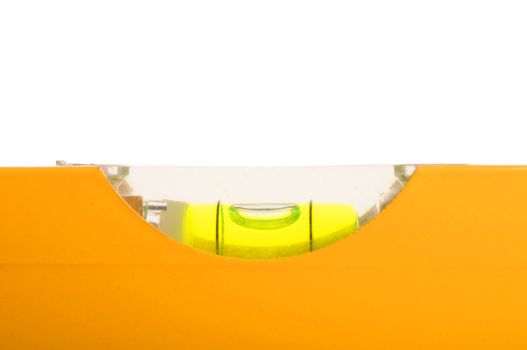 level bubble showing measurement or construction concept