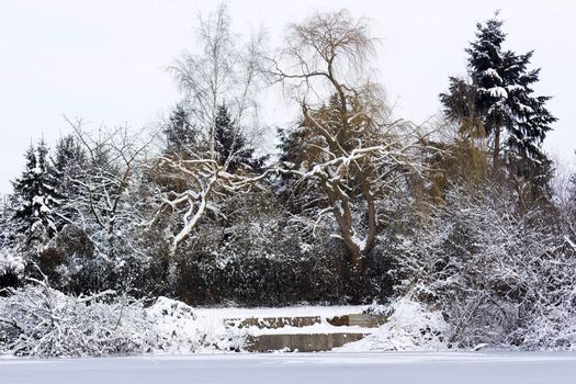 winter park in snow
