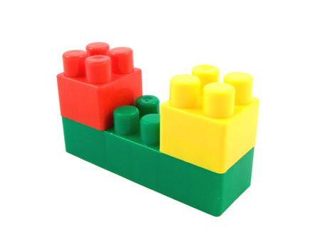 plastic toy bricks