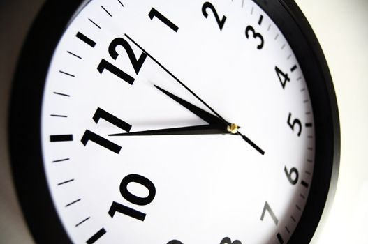 watch or clock isolated on white showing time concept