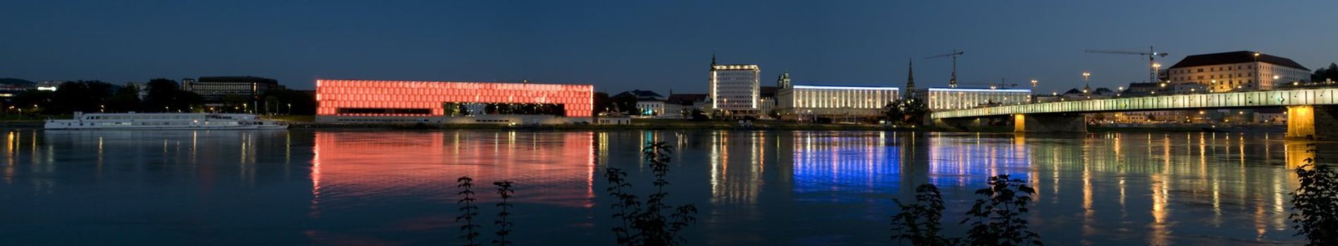 Panorama of Linz, the capital City of Upper Austria