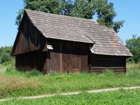 wooden barn