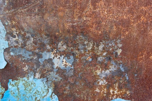 The vintag colored grunge iron textured background