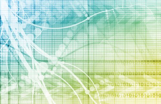 Internet World Wide Web Abstract Tech Background