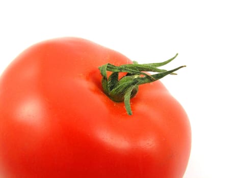 red tomato isolated in studio