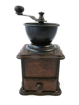 wooden coffee grinder