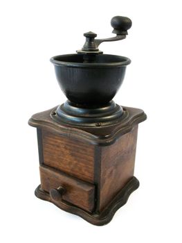 wooden coffee grinder