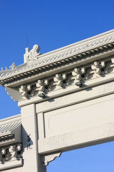 chinese monumental archway