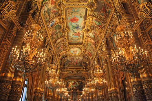 Opera Garnier in France Paris Tourist Destination
