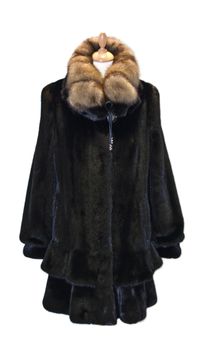 the Winter beauty in fur coat for women