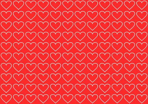 valentines background with hearts