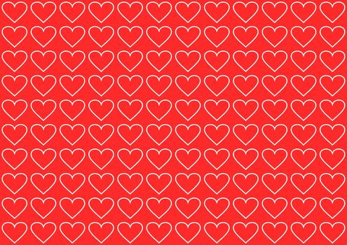 valentines background with hearts