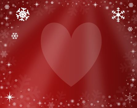 valentines background with heart