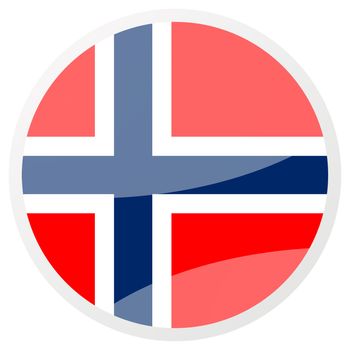 norwegian round aqua button