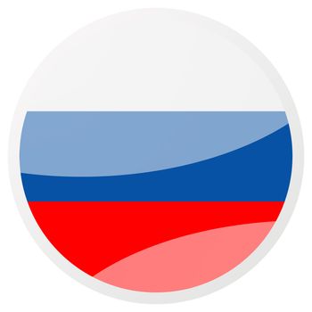 russian round aqua button