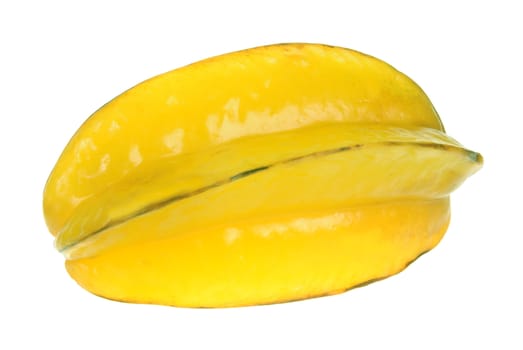 Carambola or starfruit isolated on white background