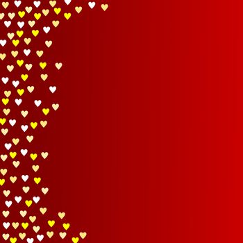 valentines background with hearts