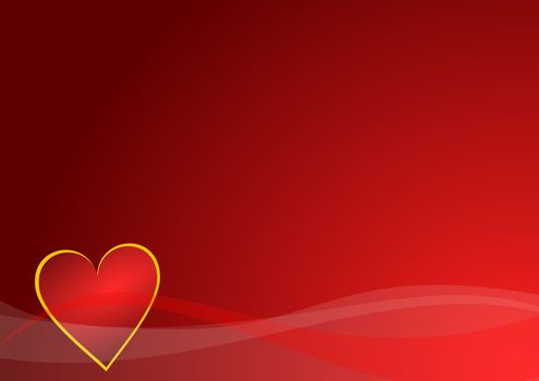 valentines background with heart