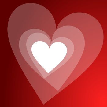 valentines background with heart