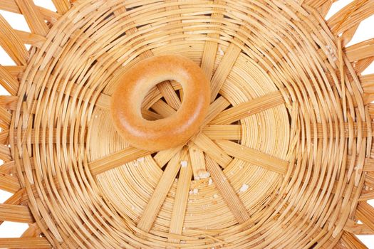 Last ring-shaped bread in the basket