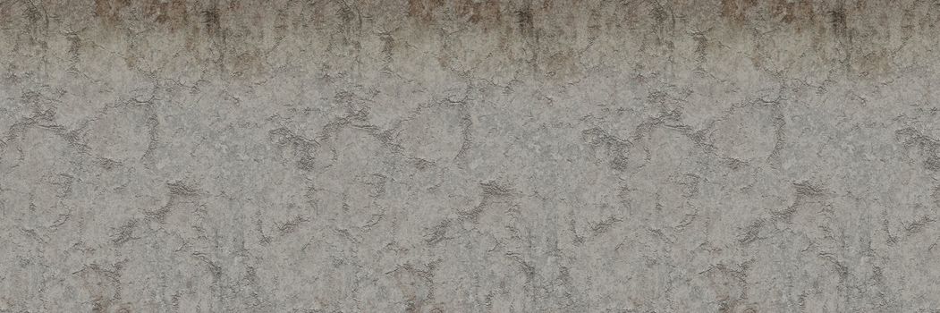 Realistic Panoramic Cement Wall Seamless Pattern