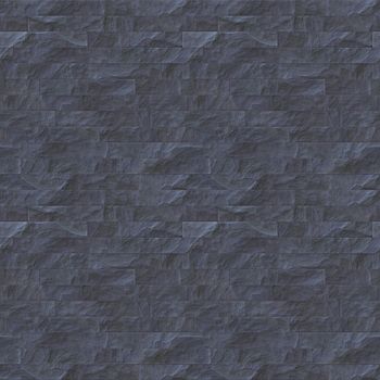 Dark Slate Wall Seamless Pattern Illustration