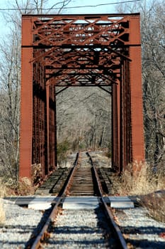 A Old railroad bridge