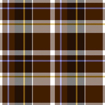 Illustration of Autumn Tartan Cloth Seamless Pattern - Original Pattern Design